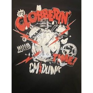CM PUNK It's Clobbering Time XL T-shirt AEW Pro Wrestling